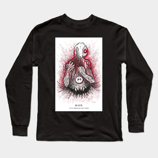 11: Hate by Annabelle Lecter Long Sleeve T-Shirt by AnnabelleLecter